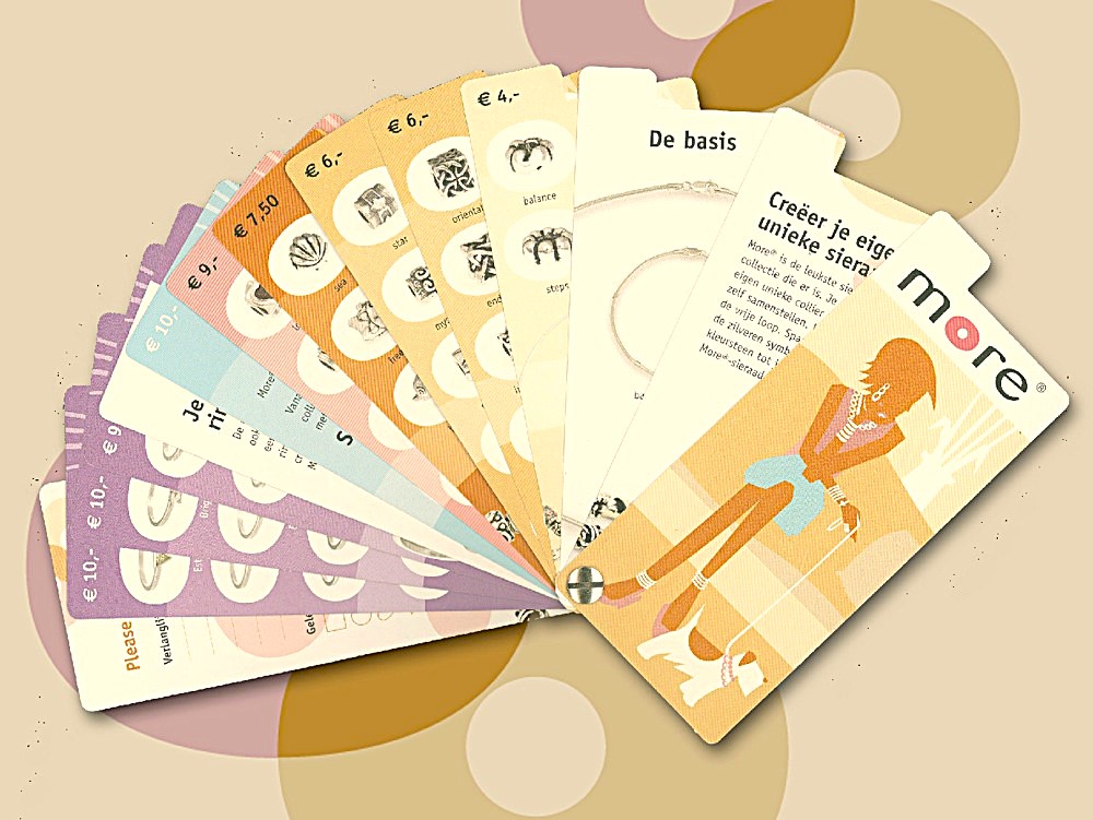 More by Lucardi printed style cards fanned out